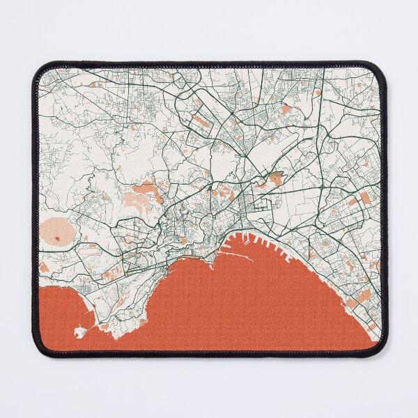 Item preview, Naples City Map of Campania, Italy - Bohemian designed and sold by deMAP.