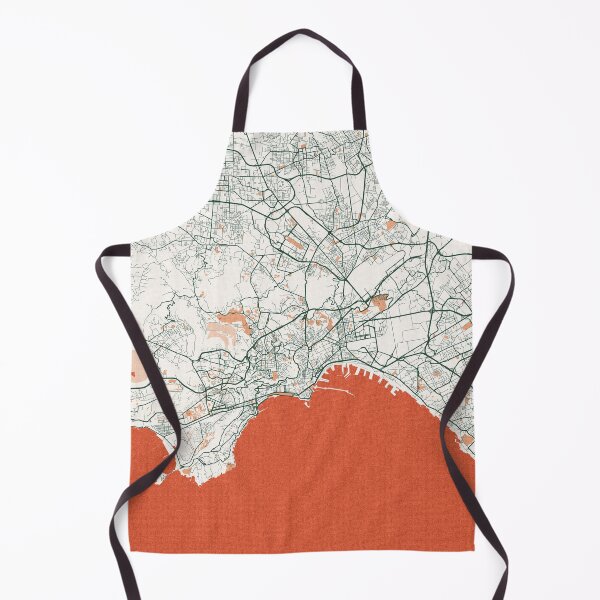 Item preview, Naples City Map of Campania, Italy - Bohemian designed and sold by deMAP.