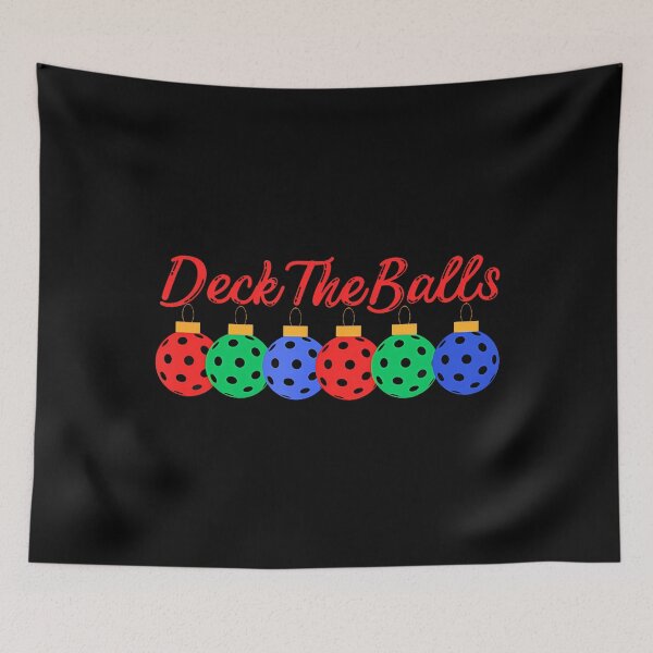 Item preview, Deck The Balls Funny Pickleball Christmas Ornaments designed and sold by CeciliaMay1.