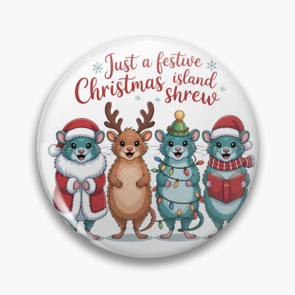 Item preview, just a festive Christmas Shrew  T-Shirt – Kawaii Holiday Mouse Design, Funny Winter Animal Tee, Cute Xmas Gift Idea for Kids & Adults designed and sold by kaka8888.