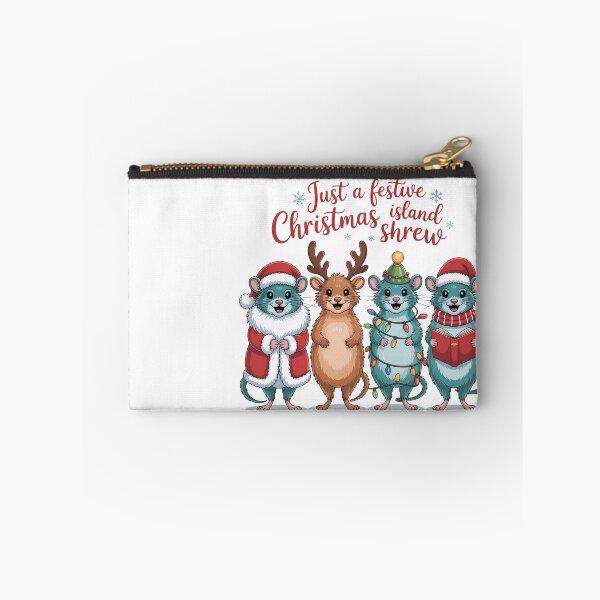 Item preview, just a festive Christmas Shrew  T-Shirt – Kawaii Holiday Mouse Design, Funny Winter Animal Tee, Cute Xmas Gift Idea for Kids & Adults designed and sold by kaka8888.