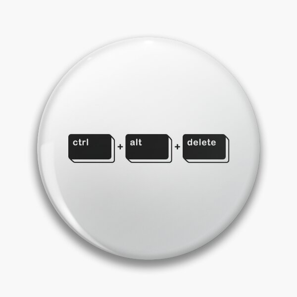 Item preview, PC Force Quit Control Alt Delete Keys designed and sold by THP Creative.
