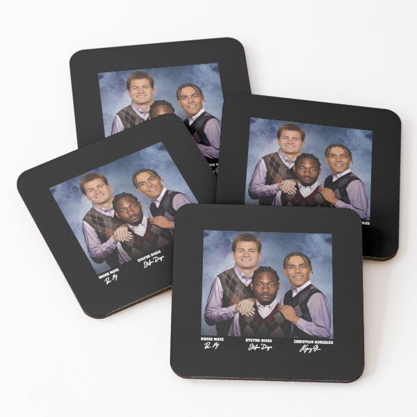 Item preview, Stefon Diggs Drake Maye Christian Gonzalez Football Step Brothers designed and sold by MarlinConroy.