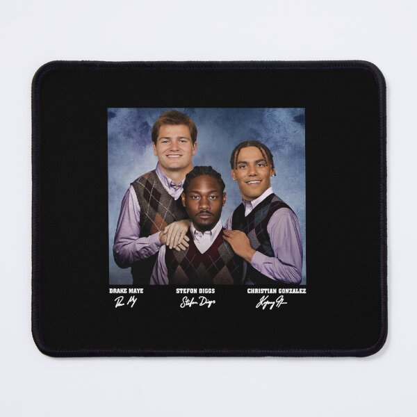 Item preview, Stefon Diggs Drake Maye Christian Gonzalez Football Step Brothers designed and sold by MarlinConroy.