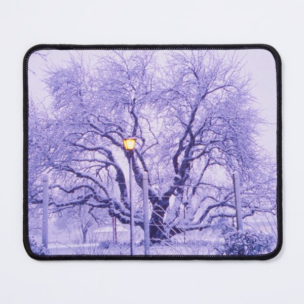 Item preview, Snow-Covered Tree on Winter Evening designed and sold by jklune.