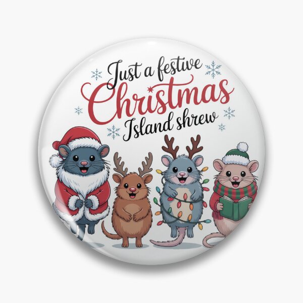 Item preview, just a festive Christmas Shrew  T-Shirt – Kawaii Holiday Mouse Design, Funny Winter Animal Tee, Cute Xmas Gift Idea for Kids & Adults designed and sold by kaka8888.