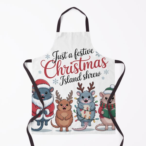 Item preview, just a festive Christmas Shrew T-Shirt – Kawaii Holiday Mouse Design, Funny Winter Animal Tee, Cute Xmas Gift Idea for Kids & Adults designed and sold by kaka8888.