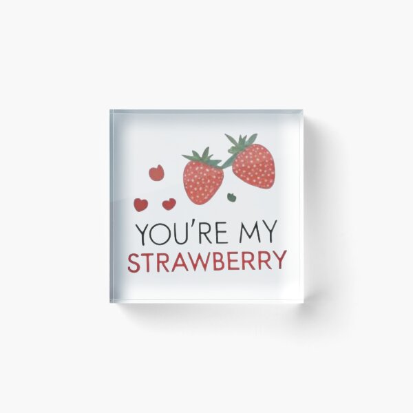 Item preview, You're My Strawberry (Always) Berry Much in Love. designed and sold by ZyVoAli.