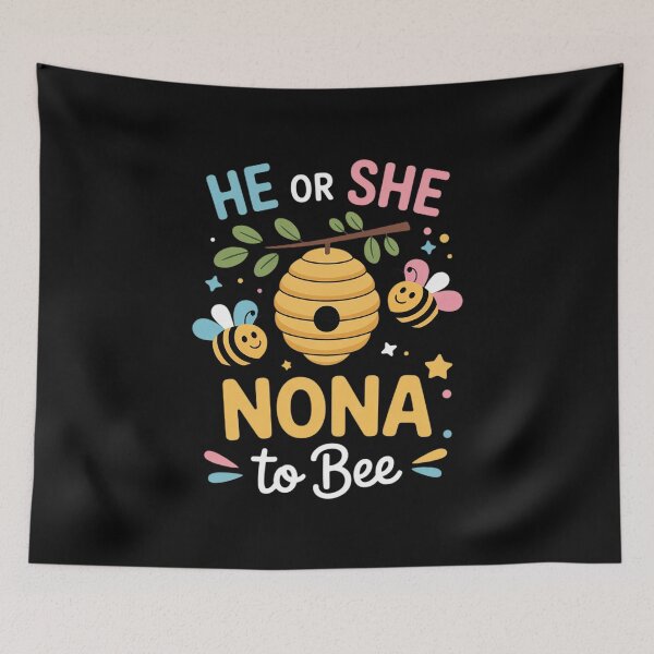 Item preview, Baby Gender Reveal Party He Or She Nona to Bee designed and sold by JaskconLIfe23.