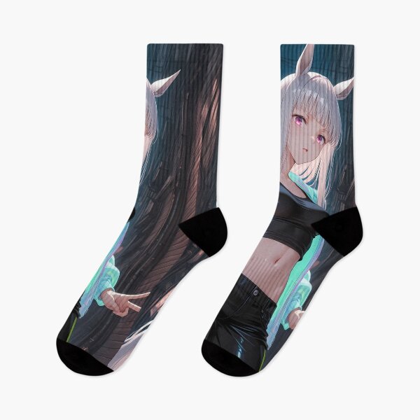 Item preview, Uma Musume Pretty Derby Gold Ship Kawaii Waifu Anime Girl Night City designed and sold by CarlosBender.