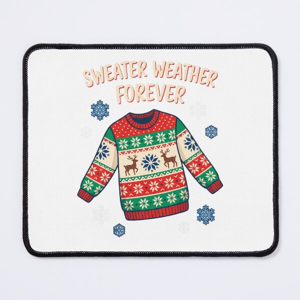 Item preview, SWEATER WEATHER FOREVER Cozy Knit Design designed and sold by Quillway.