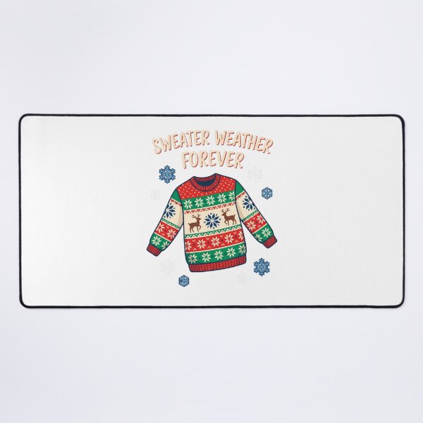 Item preview, SWEATER WEATHER FOREVER Cozy Knit Design designed and sold by Quillway.