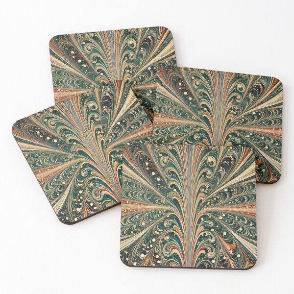 Item preview, Vintage Marbled Paper Pattern Retro Abstract Design designed and sold by PinUpPizzazz.