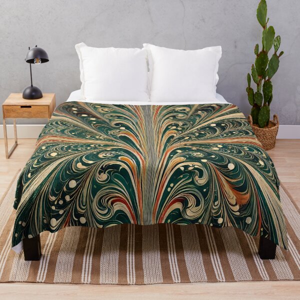 Item preview, Vintage Marbled Paper Pattern Retro Abstract Design designed and sold by PinUpPizzazz.