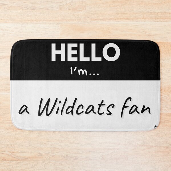 Item preview, Hello I’m a Wildcats Fan – Black designed and sold by buglevel.