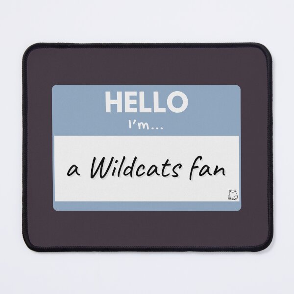 Item preview, Hello I’m a Wildcats Fan – Blue designed and sold by buglevel.
