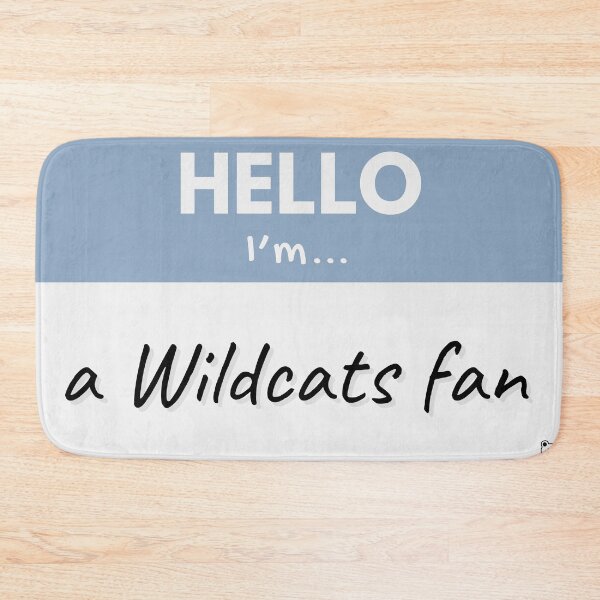 Item preview, Hello I’m a Wildcats Fan – Blue designed and sold by buglevel.