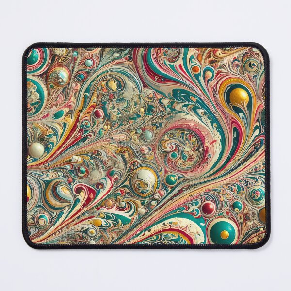 Item preview, Vintage Marbled Paper Pattern Retro Abstract Design designed and sold by PinUpPizzazz.