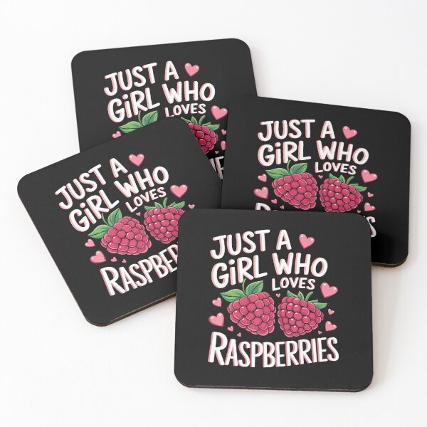 Item preview, Just A Girl Who Loves Raspberry Funny Raspberry Lovers Teens designed and sold by ElizabethVivan.