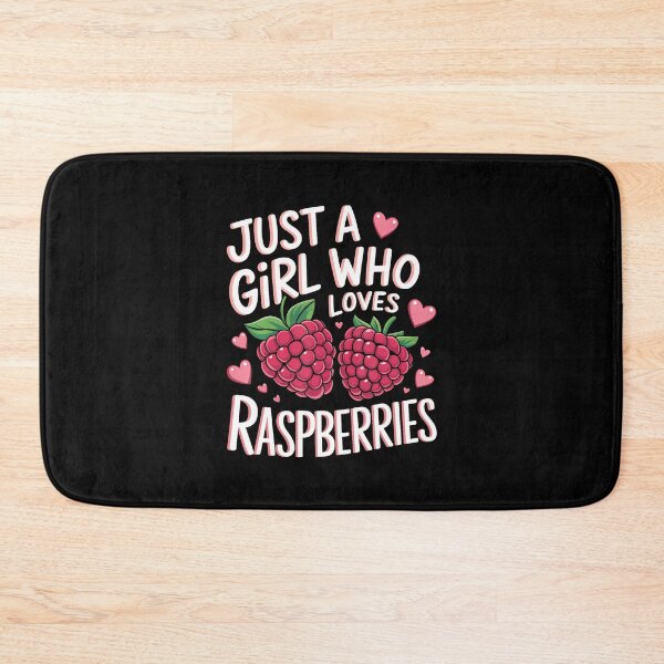 Item preview, Just A Girl Who Loves Raspberry Funny Raspberry Lovers Teens designed and sold by ElizabethVivan.