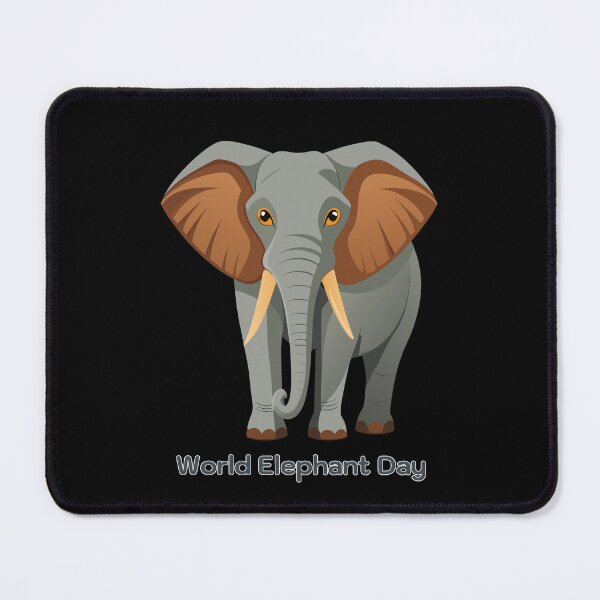 Item preview, World Elephant Day Illustration designed and sold by Jirada.