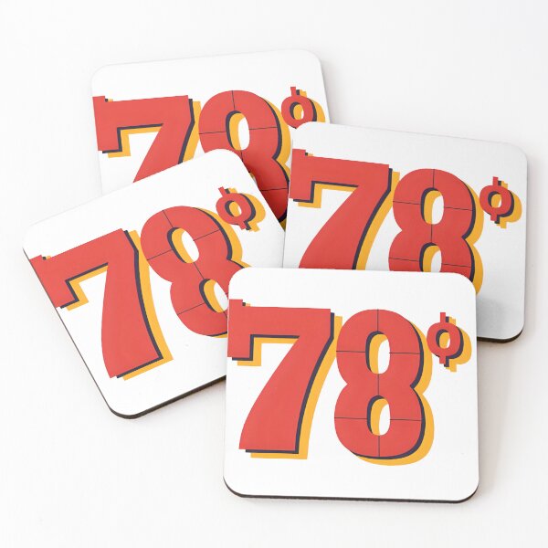 Item preview, Bold 78 Percent Sign In Red With Yellow Outline On Black Background — Modern Graphic Typography designed and sold by KanDa-Shop.