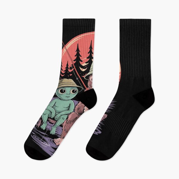 Item preview, Bigfoot Fishing Men Boys Sasquatch Fishing Distressedư  designed and sold by MathisBellanger.