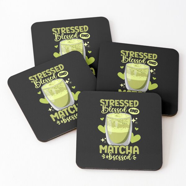 Item preview, Green Tea Matcha Stressed Blessed And Matcha Obsessed designed and sold by KristenSophie.