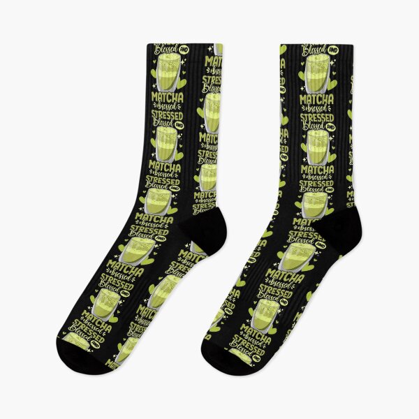 Item preview, Green Tea Matcha Stressed Blessed And Matcha Obsessed designed and sold by KristenSophie.