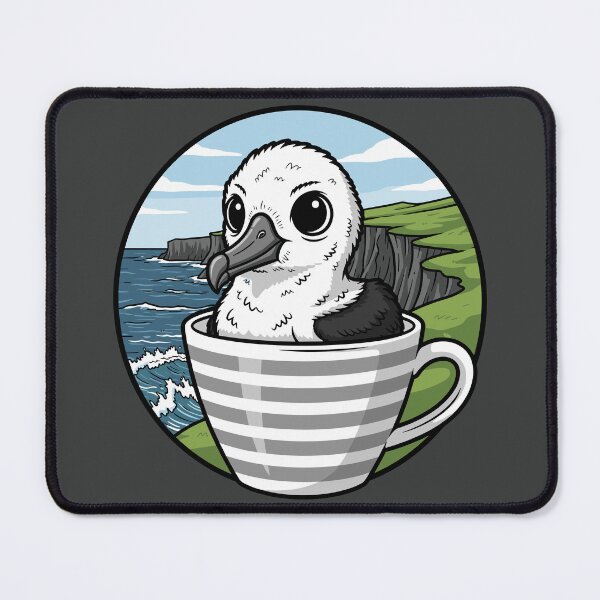 Item preview, Clifftop Cuppa – Albatross Chick designed and sold by MvuuStudio.