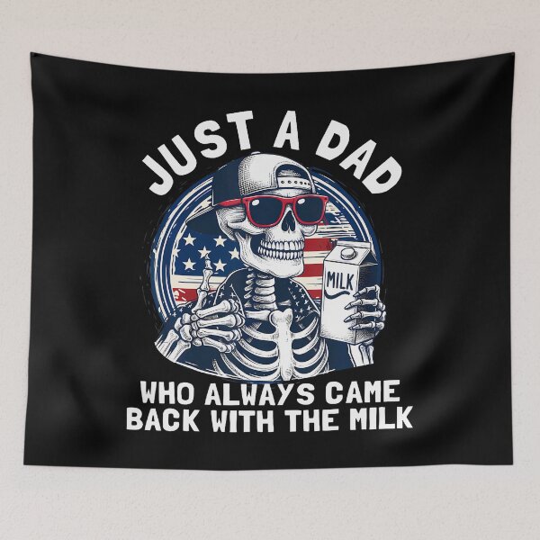 Aperçu de l'œuvre Papa Skull, juste un papa qui revenait toujours avec du lait créée et vendue par KristenSophie.