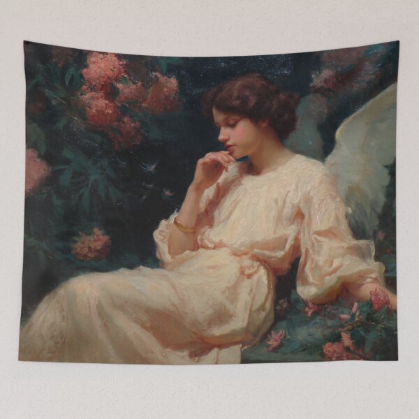 Item preview, The Angel Beneath the Blooming Silence designed and sold by afrancisCL.