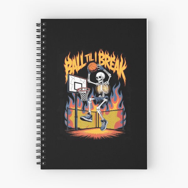Item preview, Streetball Skeleton Chaos Ball Til I Break Basketball Lovers designed and sold by BrandyMartha.