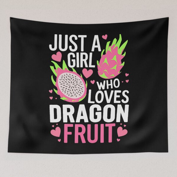 Item preview, Just A Girl Who Loves Dragonfruit Funny Dragonfruit Lovers designed and sold by JacquelineEnri.