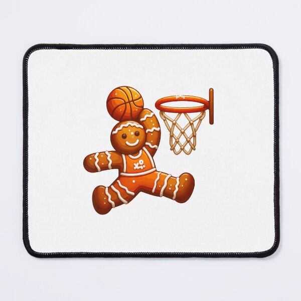 Item preview, Gingerbread Playing Basketball Christmas Cookie Player Team designed and sold by DeborahCarolyn.