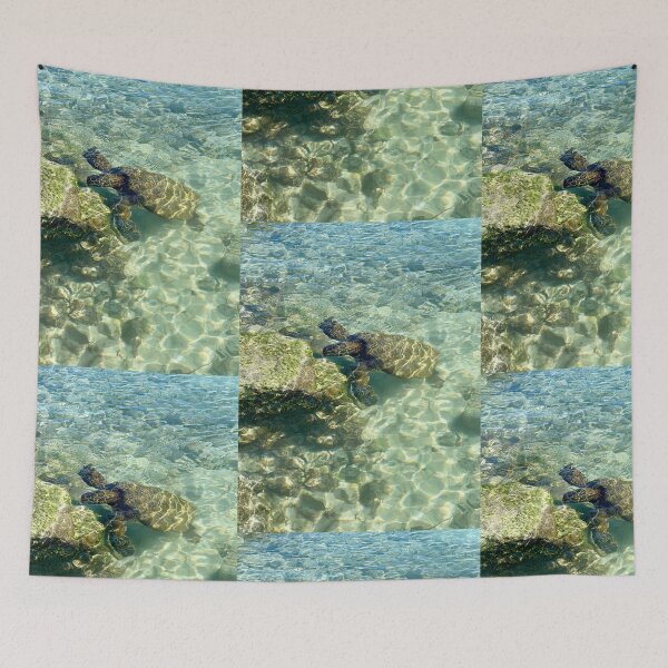 Item preview, Sea Turtle in Sunlit Waters designed and sold by TrisaThyme.