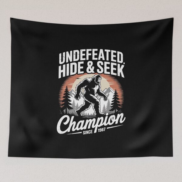 Item preview, Bigfoot Undefeated Hide And Seek Champion  designed and sold by MathisBellanger.