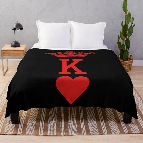 Item preview, King Of Hearts Playing Cards Design For Poker Players designed and sold by ClaraTeresa1.