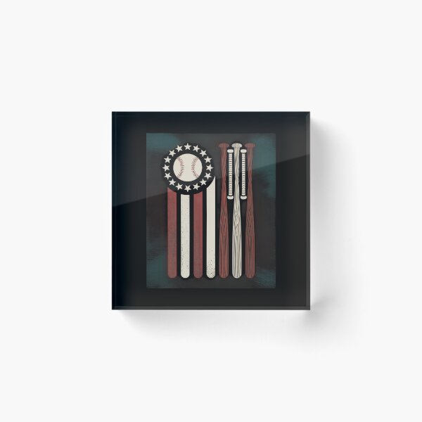 Item preview, Baseball American Flag Patriotic Sport Fans designed and sold by TechnicalSara.