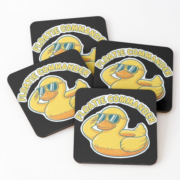Item preview, Floatie Commander Duck Float – Retro Cute Summer Cartoon designed and sold by DIRTYSKETCHH.
