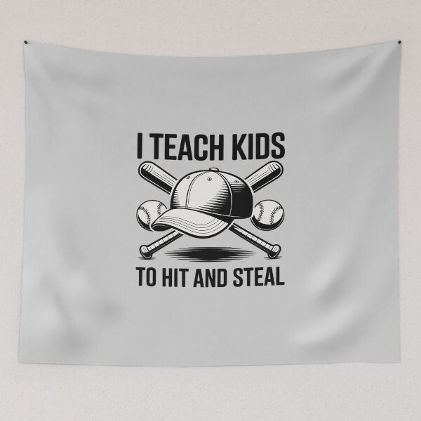 Item preview, Baseball Coach Kids Training Hit and Steal Sports designed and sold by TechnicalSara.