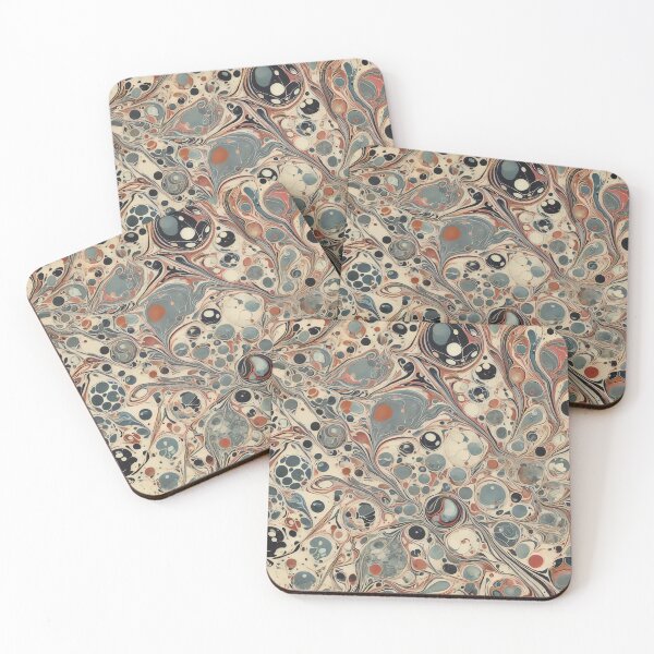Item preview, Vintage Marbled Paper Pattern Retro Abstract Design designed and sold by PinUpPizzazz.