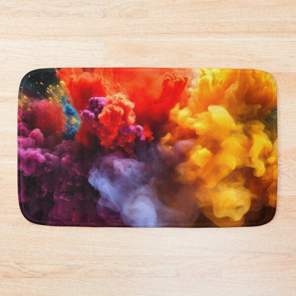 Item preview, Vibrant Neon-Like Colorful Explosions Of Smoke Abstract designed and sold by DEC02.
