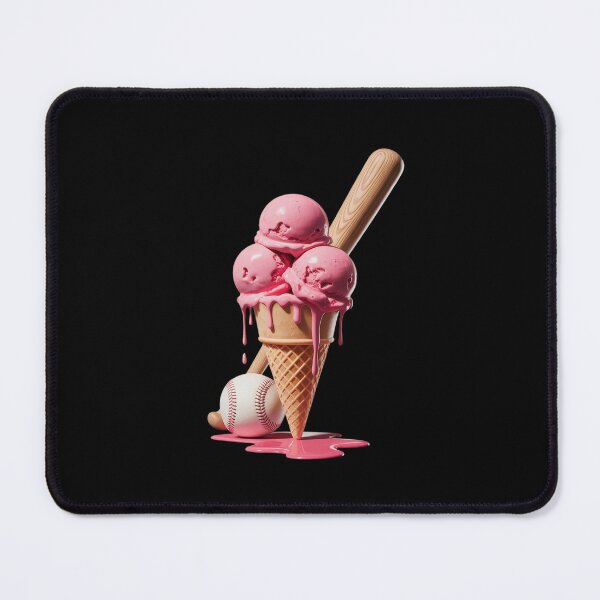 Item preview, Baseball Ice Cream Scoop Summer Art Fun Sports designed and sold by TechnicalSara.