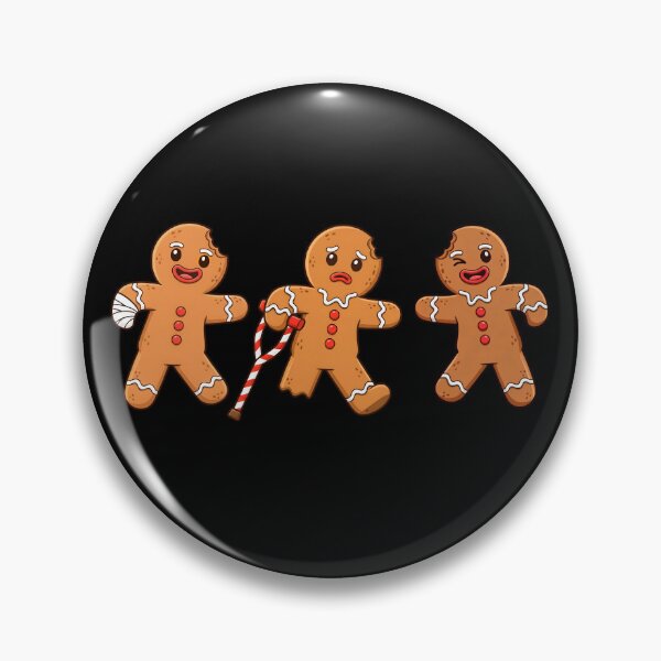 Item preview, Funny Holiday Cookie Injury Trio Christmas Humor Party Gifts designed and sold by Colorful Designs.