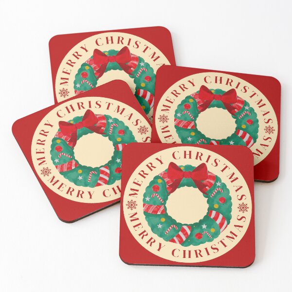 Item preview, Red Merry Christmas Design designed and sold by WhimsyNet.