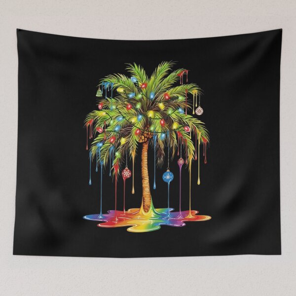 Item preview, Tropical Christmas Palm Tree Lights Shirt designed and sold by LarryMBrown.