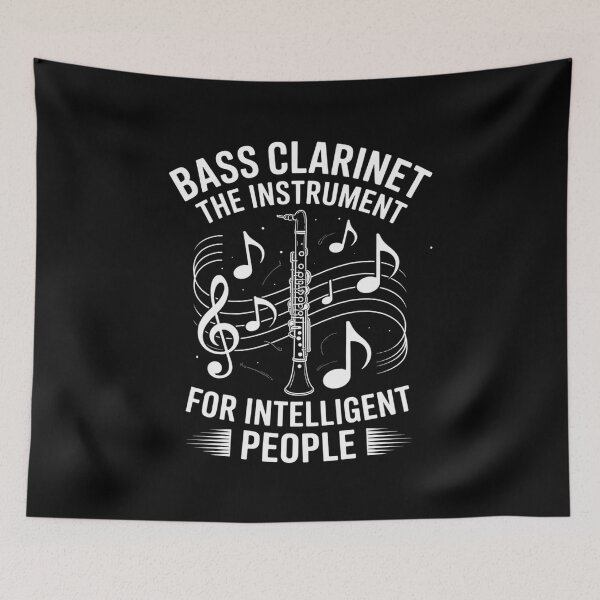 Item preview, Bass Clarinet Instrument for Intelligent - Music Instrument designed and sold by TechnicalSara.