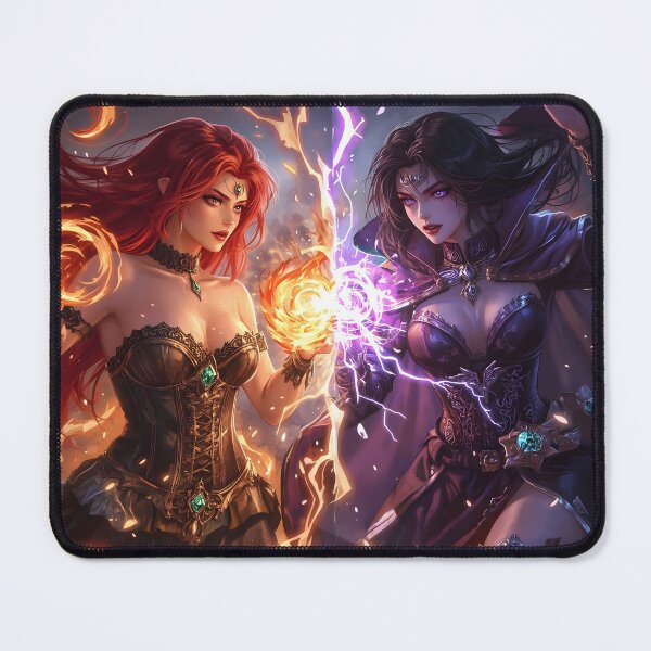 Item preview, Clash of the Enchanted Flames designed and sold by InkloreCulture.