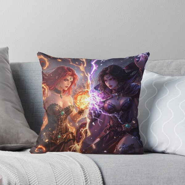 Item preview, Clash of the Enchanted Flames designed and sold by InkloreCulture.